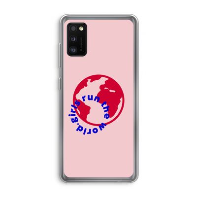 Run The World: Samsung Galaxy A41 Transparant Hoesje
