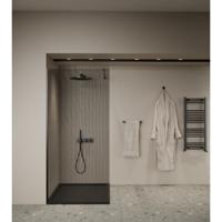 Inloopdouche BWS Elonpa Helder Glas 70x200 cm Zwart Boss & Wessing