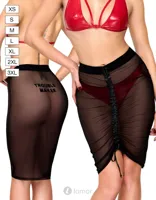 * NOIR handmade Troublemaker rok flock print lengte verrstelbaar, F390