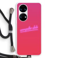 Vice Glow: Huawei P50 Transparant Hoesje met koord