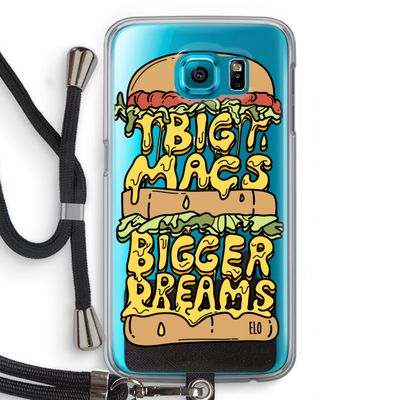 Big Macs Bigger Dreams: Samsung Galaxy S6 Transparant Hoesje met koord
