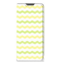 OPPO Find X5 Lite | Reno7 5G | Hoesje met Magneet | Waves Yellow