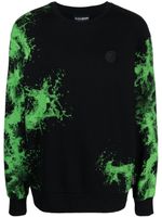 Plein Sport sweat Splash Extreme en coton - Noir