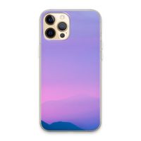 Sunset pastel: iPhone 13 Pro Max Transparant Hoesje