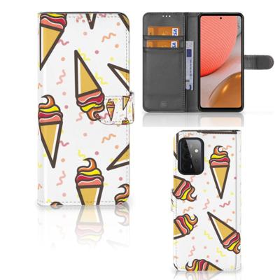 Samsung Galaxy A72 | Book Cover | Icecream