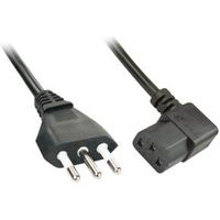 Lindy 30346 2m C13 coupler Zwart electriciteitssnoer