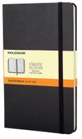 Moleskine notitieboek, ft 9 x 14 cm, gelijnd, harde cover, 192 bladzijden, zwart