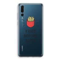 Fries before guys: Huawei P20 Pro Transparant Hoesje