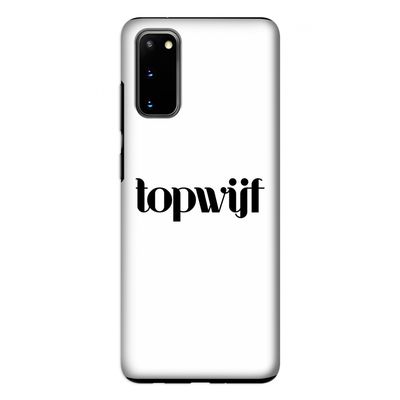 Topwijf Wit: Samsung Galaxy S20 Tough Case