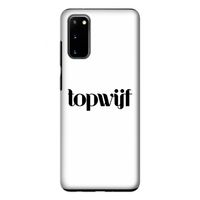 Topwijf Wit: Samsung Galaxy S20 Tough Case