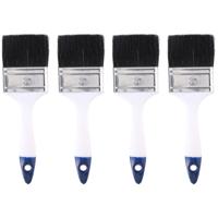 Kinzo Verfkwast - 4x - plat - 70 mm x 23 cm - Terpentinebasis - platte verfkwast