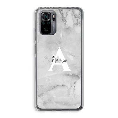 Ivory Marble: Xiaomi Redmi Note 10 Pro Transparant Hoesje