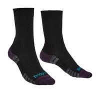 Bridgedale Lightweight Merino Performance Boot Dames Wandelsok Black Purple S Bridgedale Lightweight Merino Performance Boot Dames Wandelsok Black Purple S
