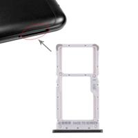 SIM-kaarthouder + SIM-kaarthouder / Micro SD Card lade voor Xiaomi Redmi Note 6 Pro (zwart)