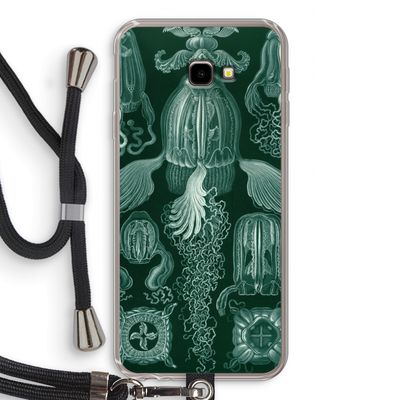 Haeckel Cubomedusae: Samsung Galaxy J4 Plus Transparant Hoesje met koord