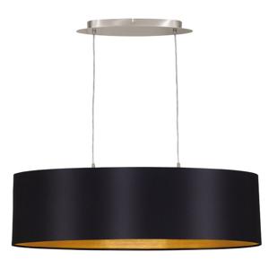 Eglo Landelijke hanglamp Maserlo 78cm zwart met goud 31611