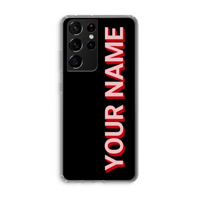 Namecase: Samsung Galaxy S21 Ultra Transparant Hoesje