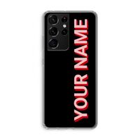 Namecase: Samsung Galaxy S21 Ultra Transparant Hoesje