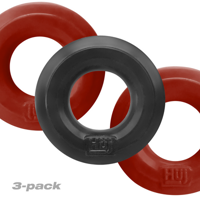 Hunkyjunk Huj3 - Cockring 3-pack - Cherry Ice / Tar Ice