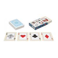 2x Poker/kaartspel speelkaarten Engelstalig