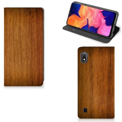 Samsung Galaxy A10 Book | Wallet Case | Donker Hout