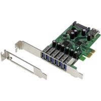 Renkforce 6 + 1 poorten USB 3.2 Gen 1-controllerkaart USB-A PCIe - thumbnail