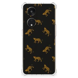 Case Anti-shock voor OPPO Reno8 T 5G Leopards