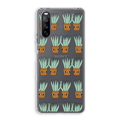 Sansevieria: Sony Xperia 10 III Transparant Hoesje