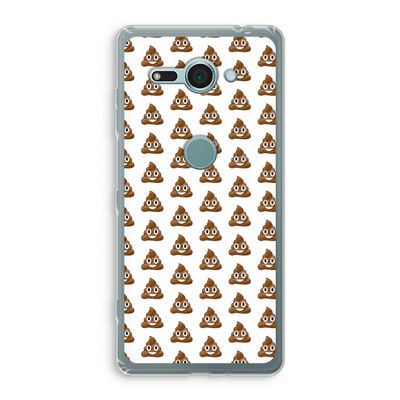 Poop emoji: Sony Xperia XZ2 Compact Transparant Hoesje