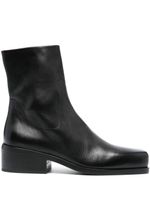 Marsèll bottines à détails de surpiqûres - Noir