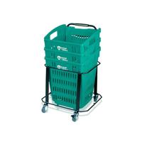 Winkelmand 52L Shop&Roll zwart BIG