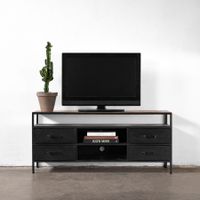 Tv-meubel Sem Zwart 140cm - Giga Meubel - thumbnail