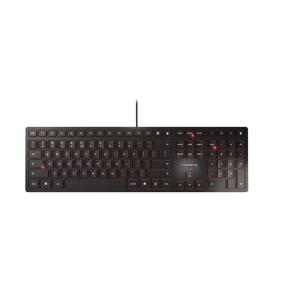 CHERRY KC 6000 Slim toetsenbord Universeel USB Amerikaans Engels Zwart