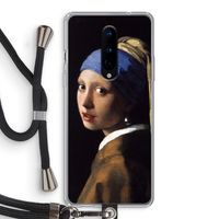 The Pearl Earring: OnePlus 8 Transparant Hoesje met koord