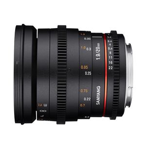 Samyang 20mm T1.9 ED AS UMC VDSLR Canon