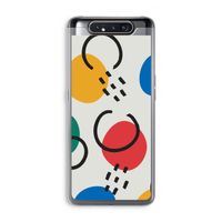 Illustratieve pop 3: Samsung Galaxy A80 Transparant Hoesje