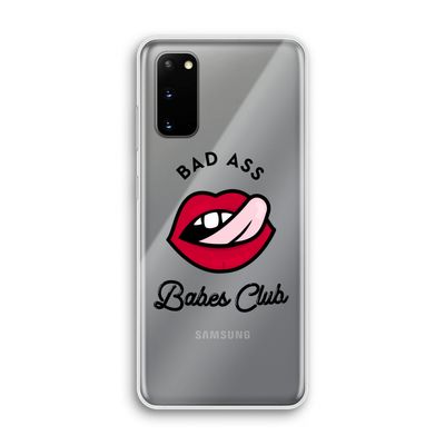Badass Babes Club: Samsung Galaxy S20 Transparant Hoesje