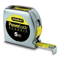 Stanley rolbandmaat - Powerlock - 19 mm x 5 m - met boveninkijkvenster - 0-33-932
