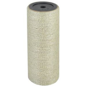VidaXL Kattenkrabpaal 8x20 cm 10 mm beige