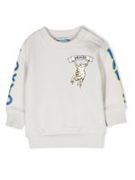 Kenzo Kids sweat en coton à logo imprimé - Gris - thumbnail