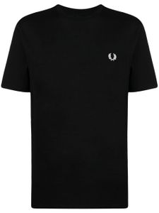 Fred Perry t-shirt en coton à logo imprimé - Noir