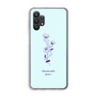 Bloom with grace: Samsung Galaxy A32 5G Transparant Hoesje