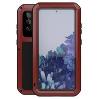 Love Mei Powerful Samsung Galaxy S20 FE Hybrid Case - Rood