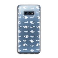 Eye pattern #3: Samsung Galaxy S10e Transparant Hoesje