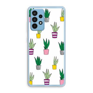 Sanseveria: Samsung Galaxy A52 Transparant Hoesje