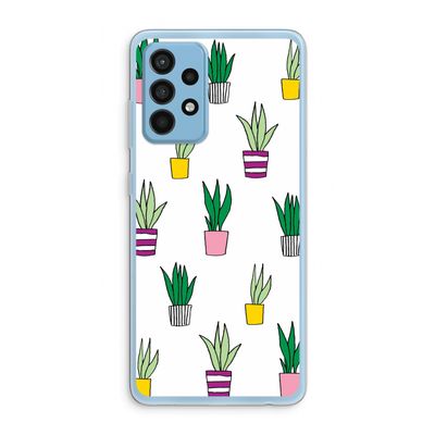 Sanseveria: Samsung Galaxy A52 Transparant Hoesje