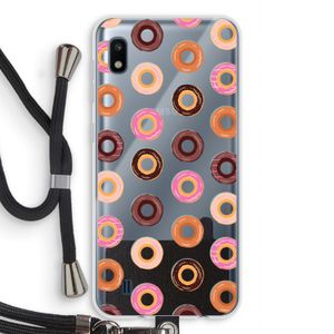 Donuts: Samsung Galaxy A10 Transparant Hoesje met koord