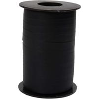 Creativ Company Cadeaulint, b: 10 mm, matt, zwart, 250 m/ 1 rol