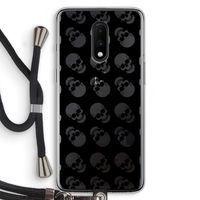 Musketon Skulls: OnePlus 7 Transparant Hoesje met koord