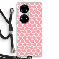 Dakpannetjes: Huawei P50 Pro Transparant Hoesje met koord